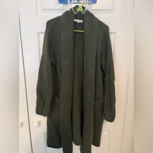 Madewell wool blend sweater robe